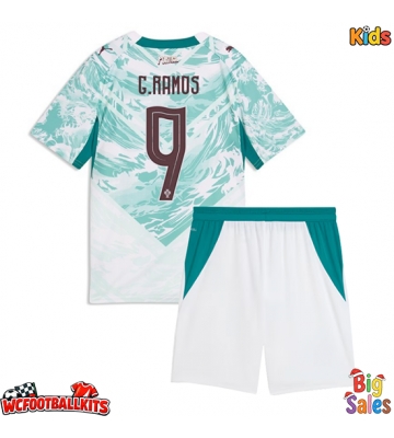 Portugal Goncalo Ramos #9 Replica Away Stadium Kit for Kids World Cup 2026 Short Sleeve (+ pants)